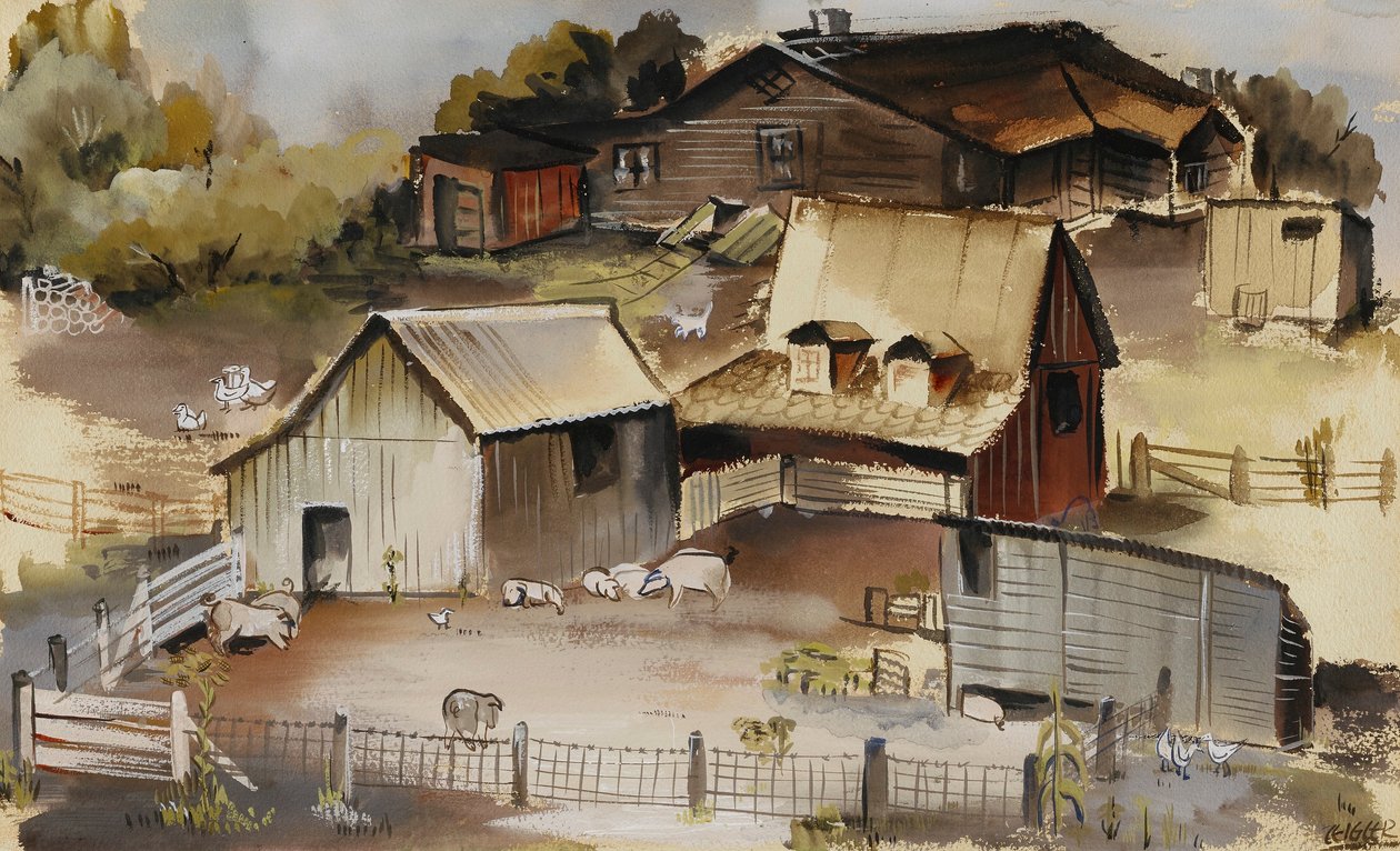 Iowa Farm af Ruth Ziegler