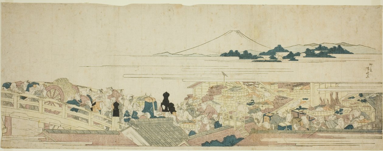 Nihonbashi af Ryuryukyo Shinsai