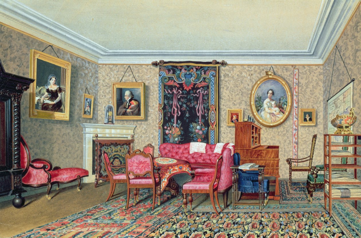 Interiør i Pavlino, 1840