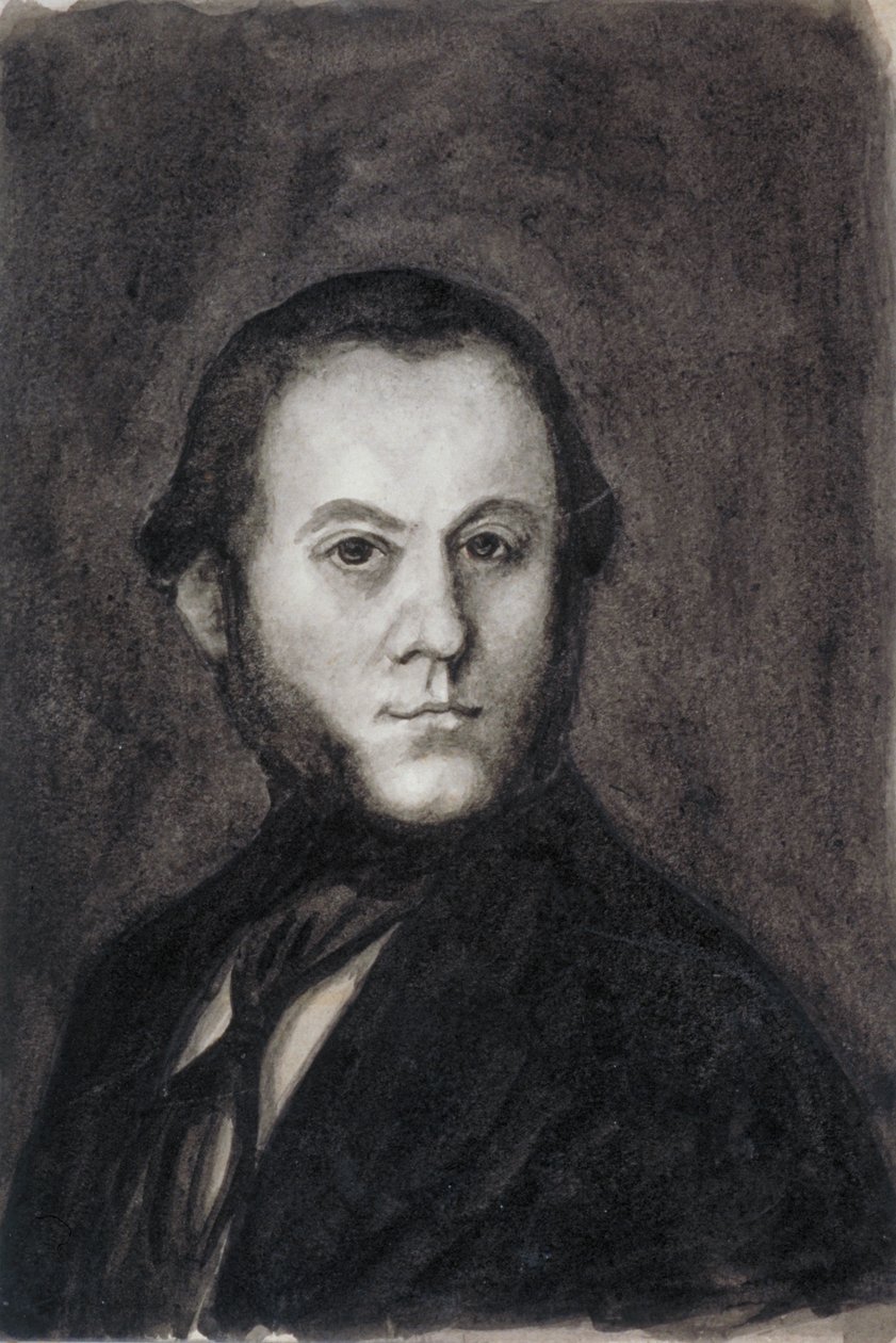 Portræt af hr. Fleming fra Society of Cogers, c1800 af SB Pocock