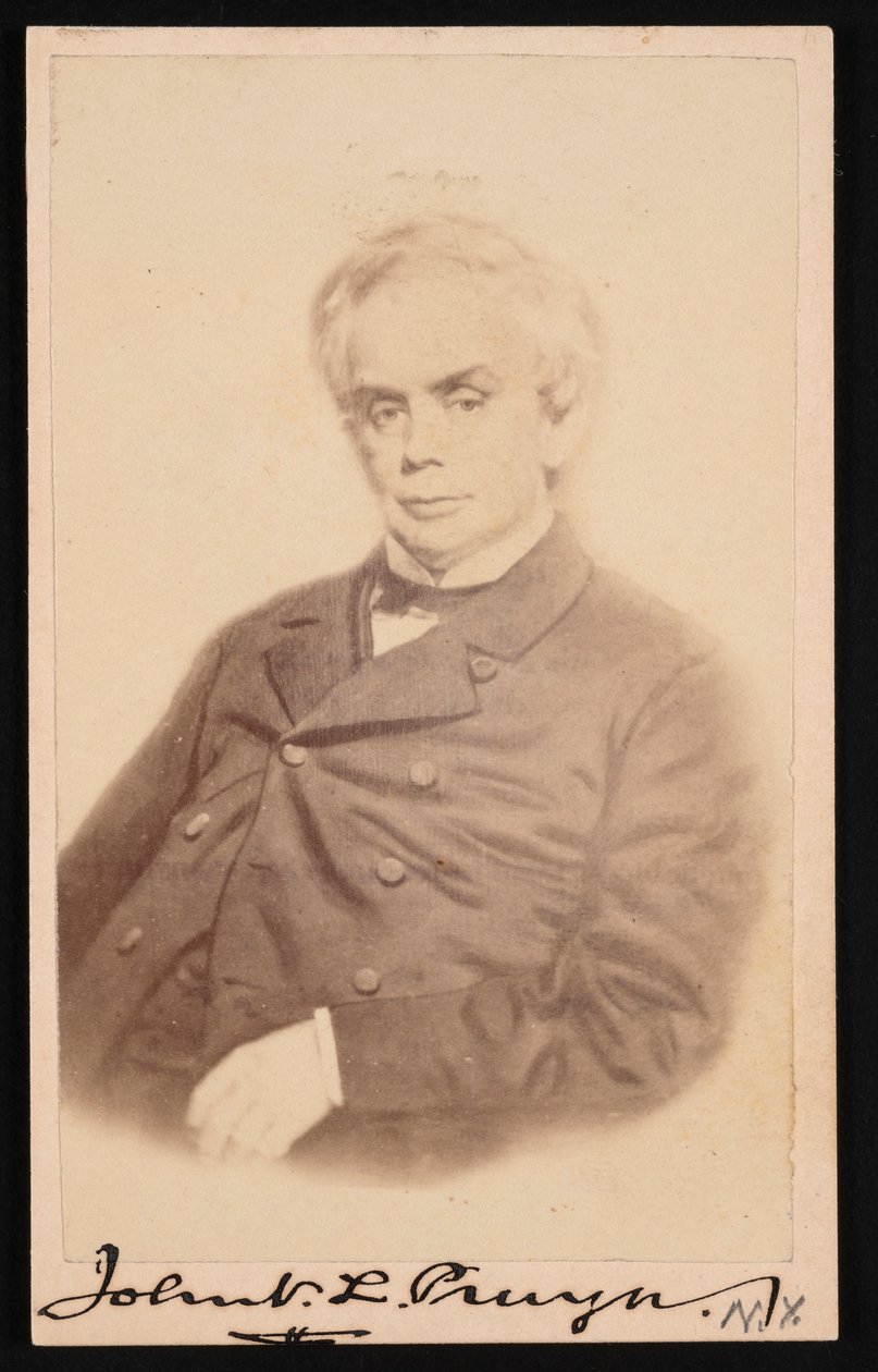 Portræt af John V. L. John VanSchaick Lansing Pruyn 1811-1877, før 1877. af SJ Thompson