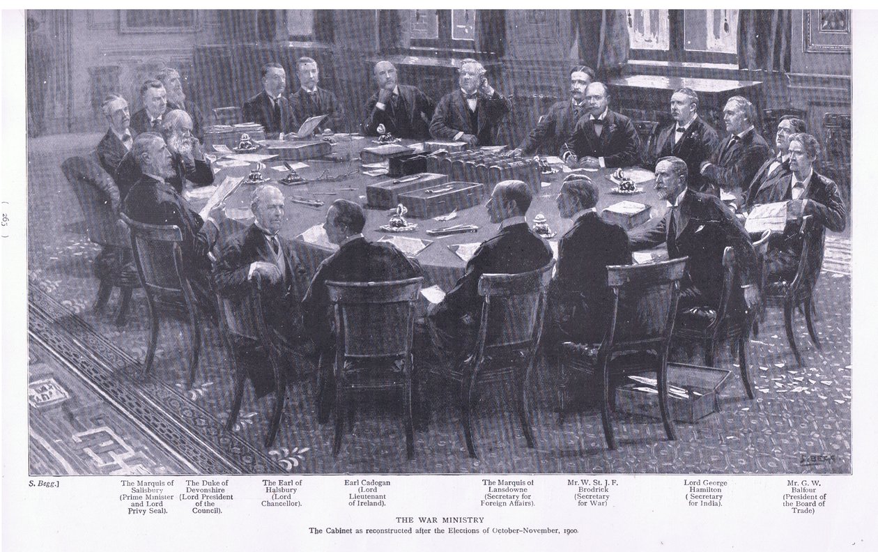 The War Ministry, fra After Pretoria: The Guerilla War udgivet af Harmsworth Bros Limited, 1901 af S. Begg