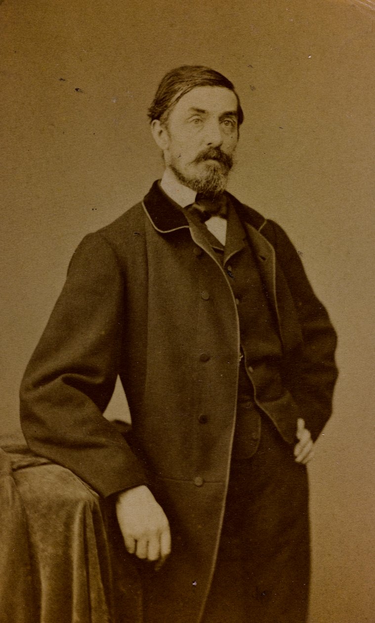 Portræt af Auguste Paul Charles Anastasi, fransk maler; visitkort (s/h foto) af S. Berthaud