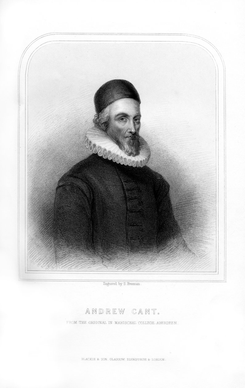 Andrew Cant, presbyteriansk minister og leder af Scottish Covenanters, 1870. af S. Freeman