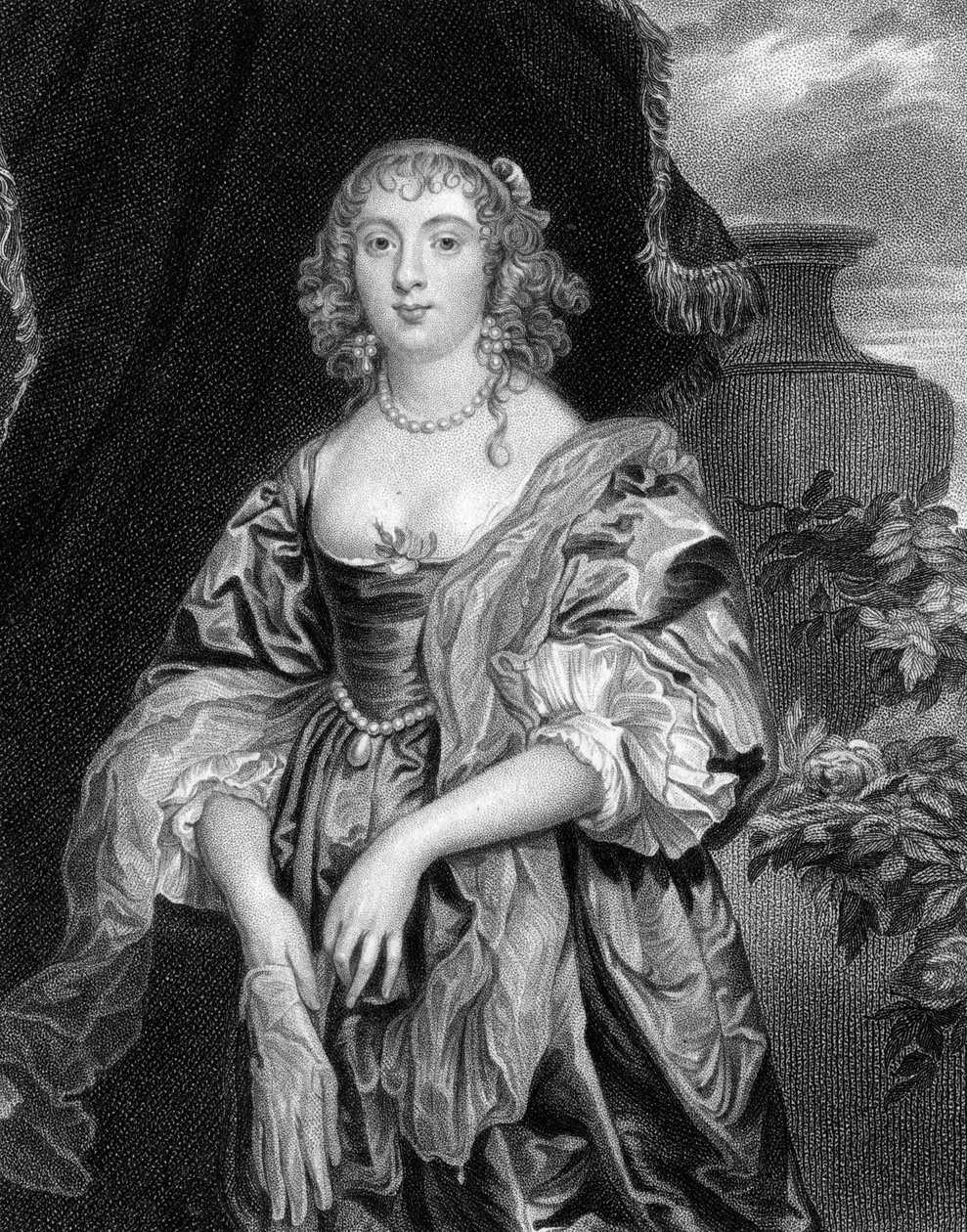 Anne Carre, grevinde af Bedford, 1824. af S. Freeman