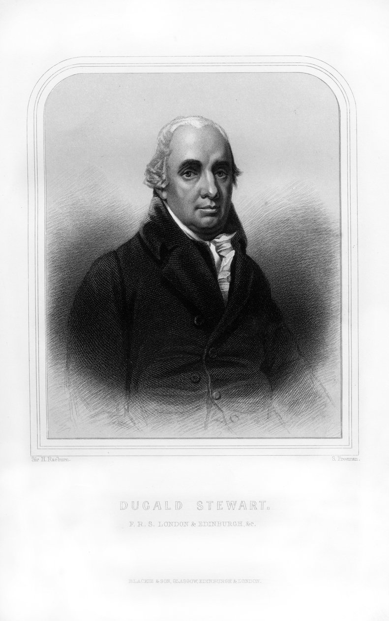 Dugald Stewart, skotsk filosof, 1870 af S. Freeman