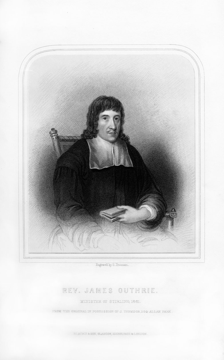 Pastor James Guthrie, minister for Stirling, 1661, 1870. af S. Freeman