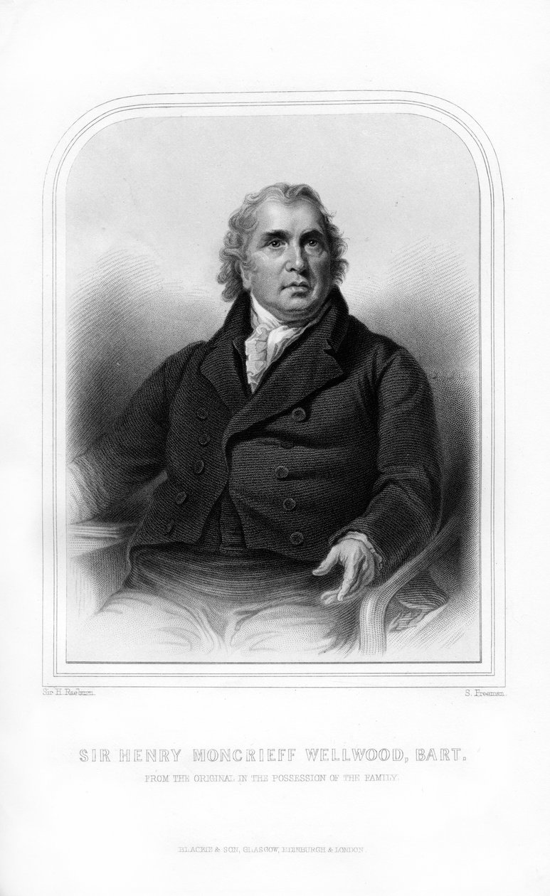 Sir Henry Moncrieff Wellwood, skotsk præst, 1870. af S. Freeman