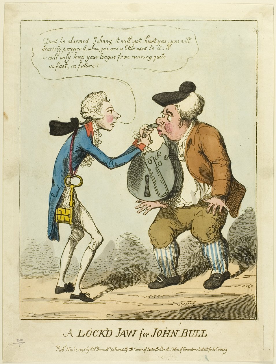 En låst kæbe til John Bull af S. W. Fores