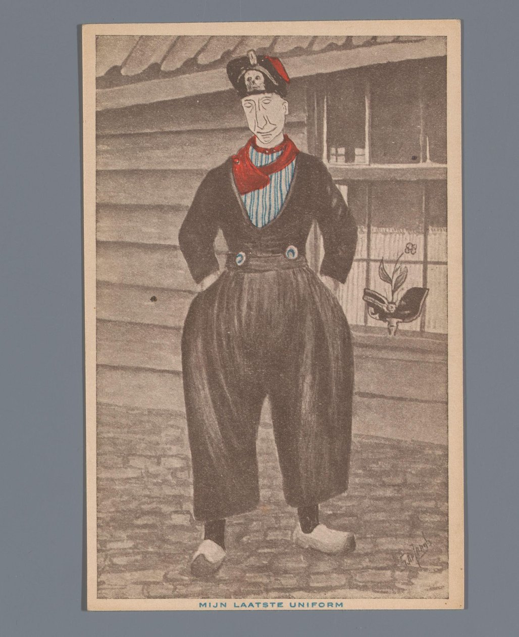 Min sidste uniform (titel på objekt) af S. de Jongh