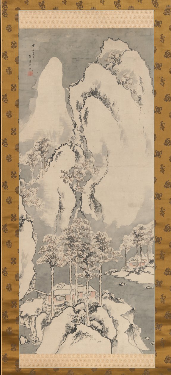 Snelandskab, 1744. af Sakaki Hyakusen