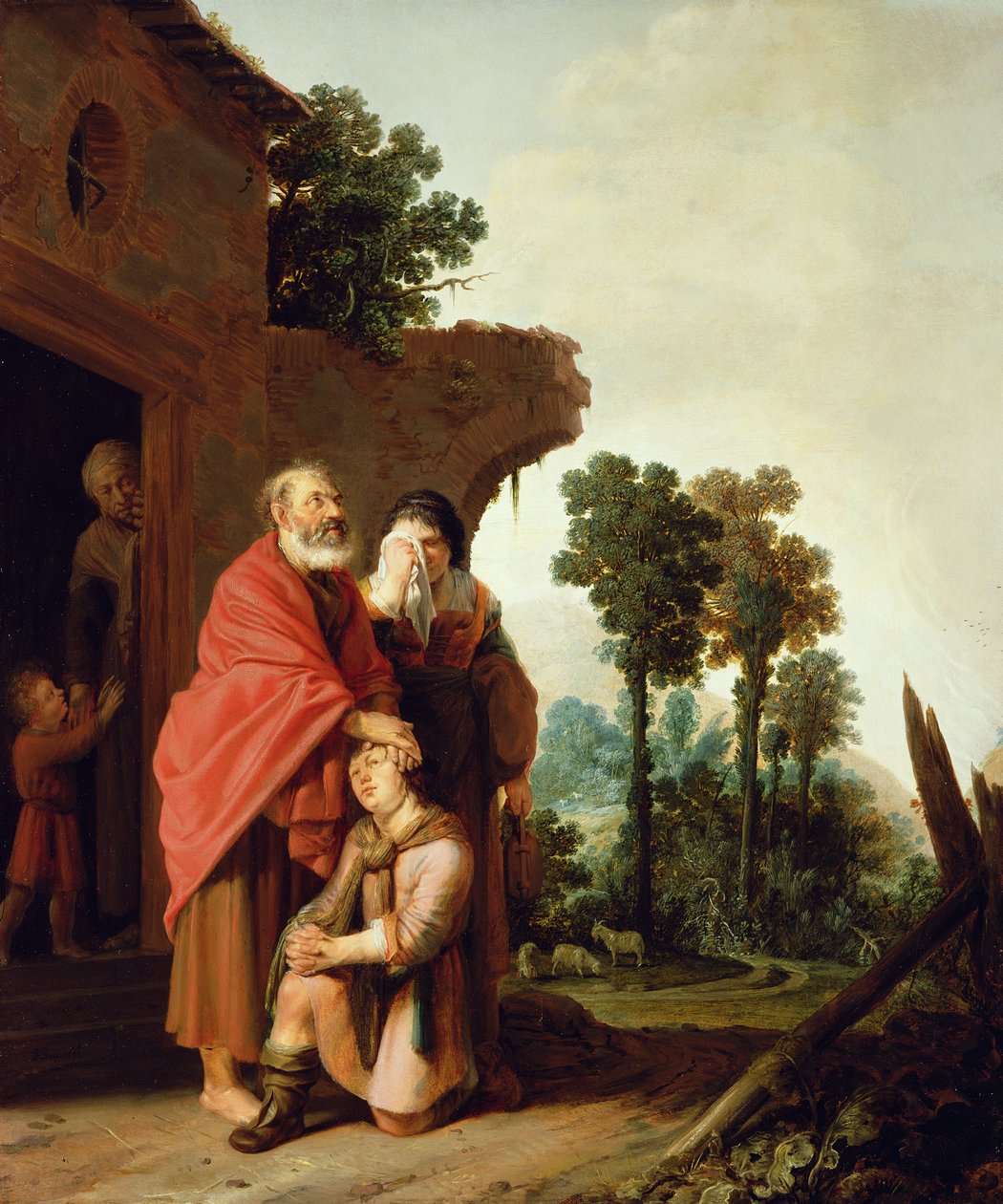 Den fortabte søn, 1600-tallet af Salomon de Bray