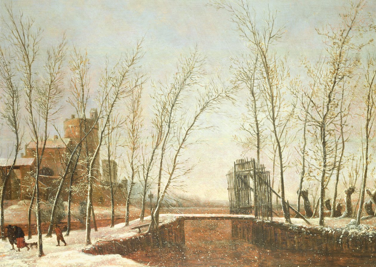 Snefaldet af Salomon Rombouts