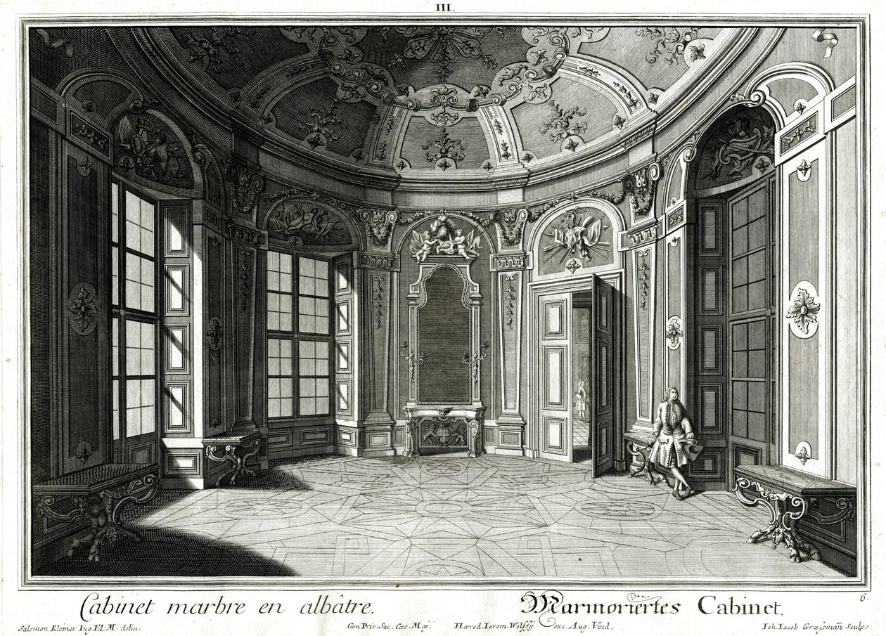 Marmorkabinet af Salomon Kleiner