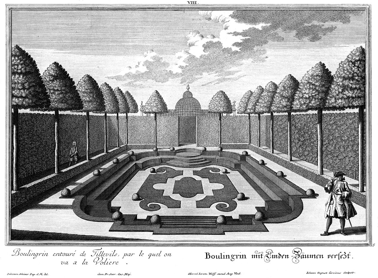 Brochure om Boulingrins i "Small Garden" af Salomon Kleiner
