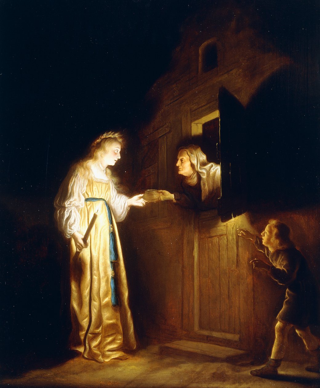 Bespottelsen af Ceres, 1645 af Salomon Koninck