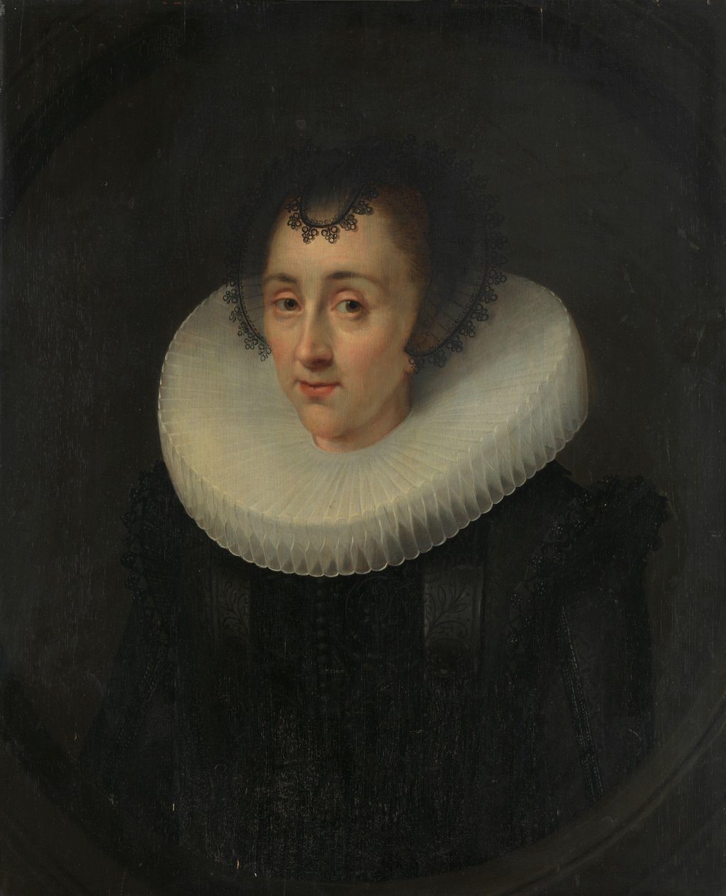 Portræt af Hortensia del Prado (?-1627) af Salomon Mesdach (attributed to)