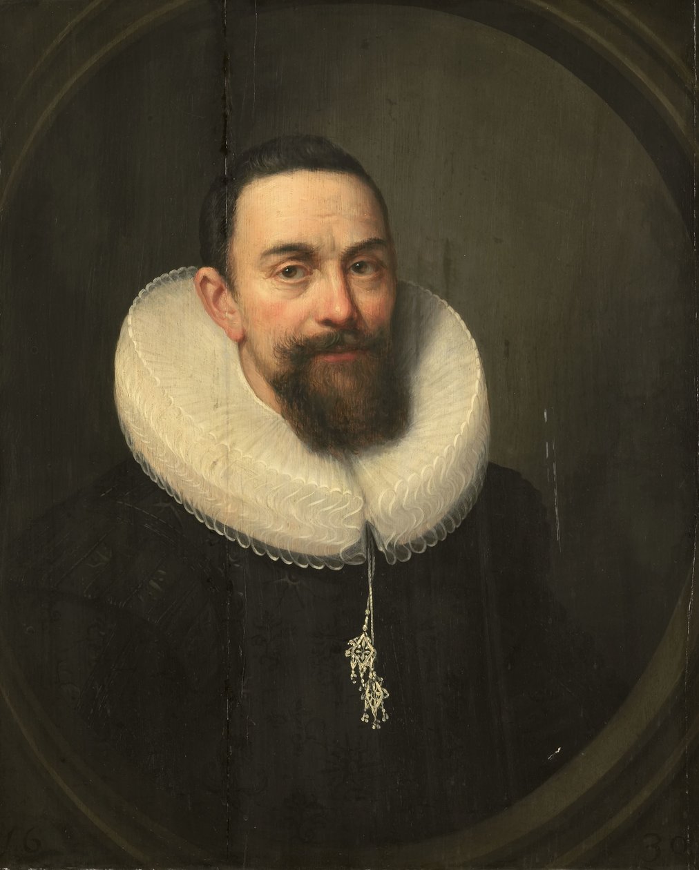 Portræt af Sir Pieter Courten (1581-1630) af Salomon Mesdach (circle of)