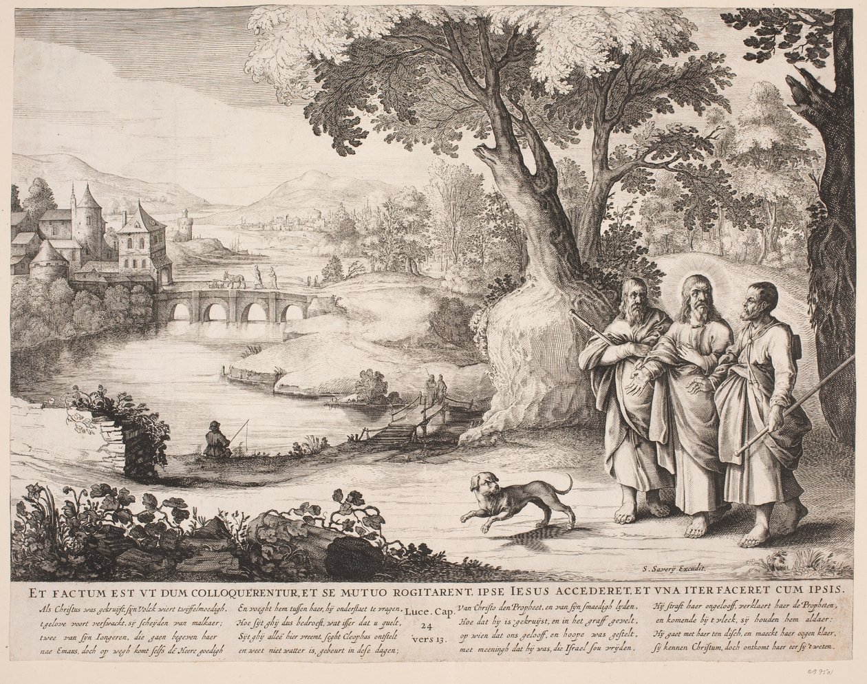 Pilgrimme til Emmaus af Salomon Savery