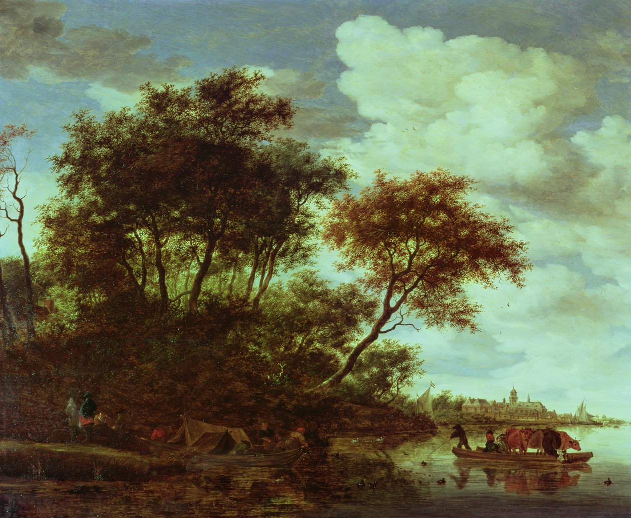 Ukendt billede af Salomon van Ruisdael or Ruysdael