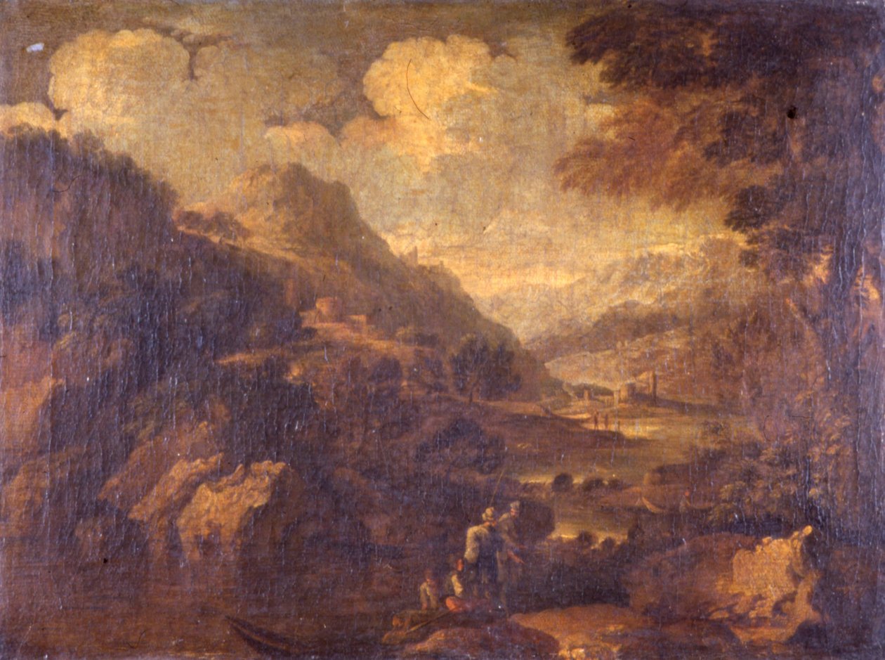 Bjergrige landskaber af Salvator Rosa