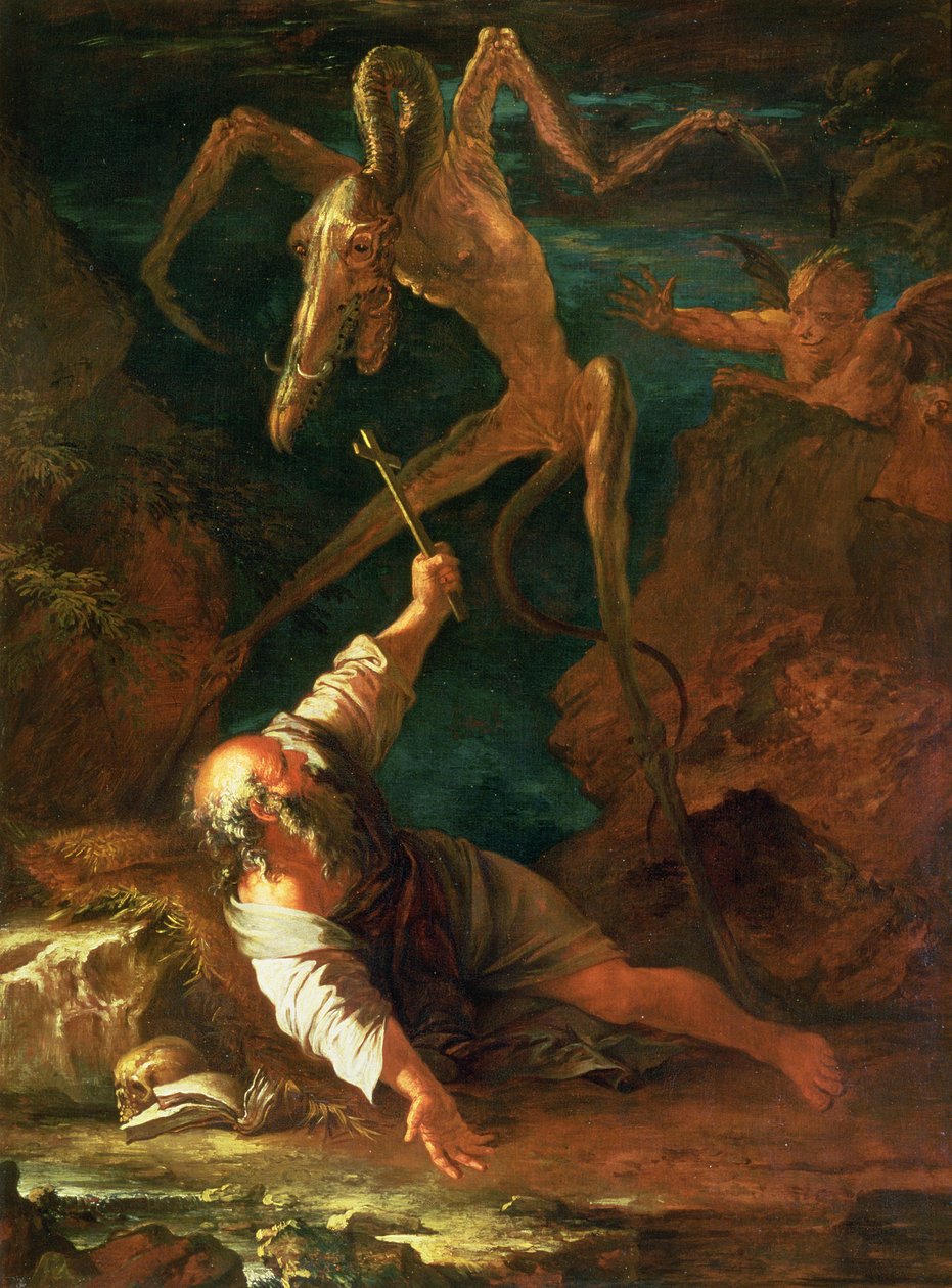 Sankt Anthonys fristelse af Salvator Rosa