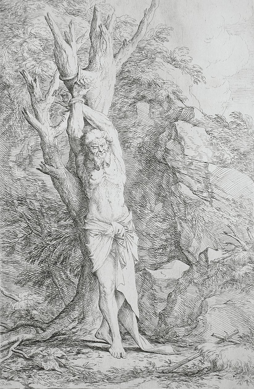 Albert, ledsager til Sankt Vilhelm af Salvator Rosa