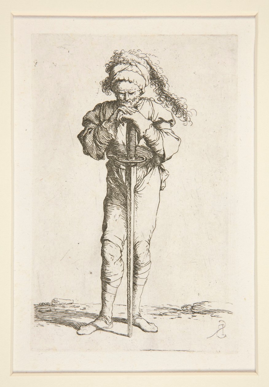 Diverse figurer (suite) af Salvator Rosa