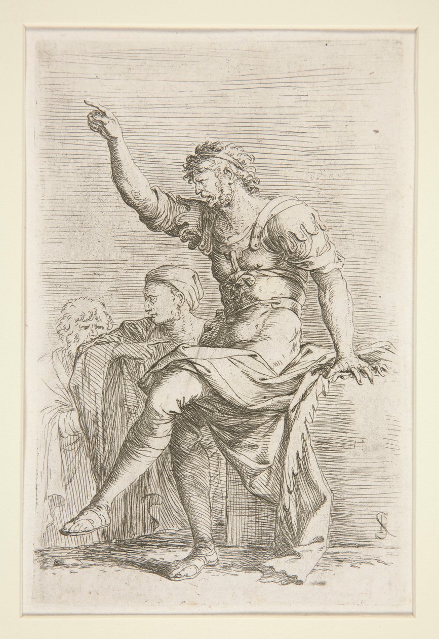 Diverse figurer (suite) af Salvator Rosa