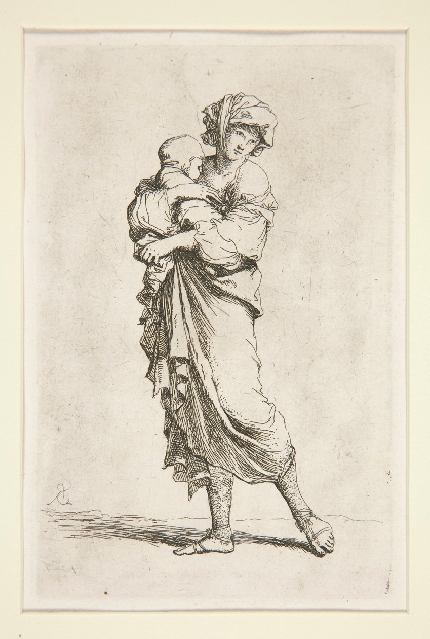 Diverse figurer (suite) af Salvator Rosa
