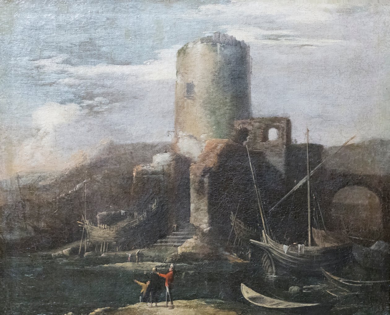 Landskab med ruiner af Salvator Rosa
