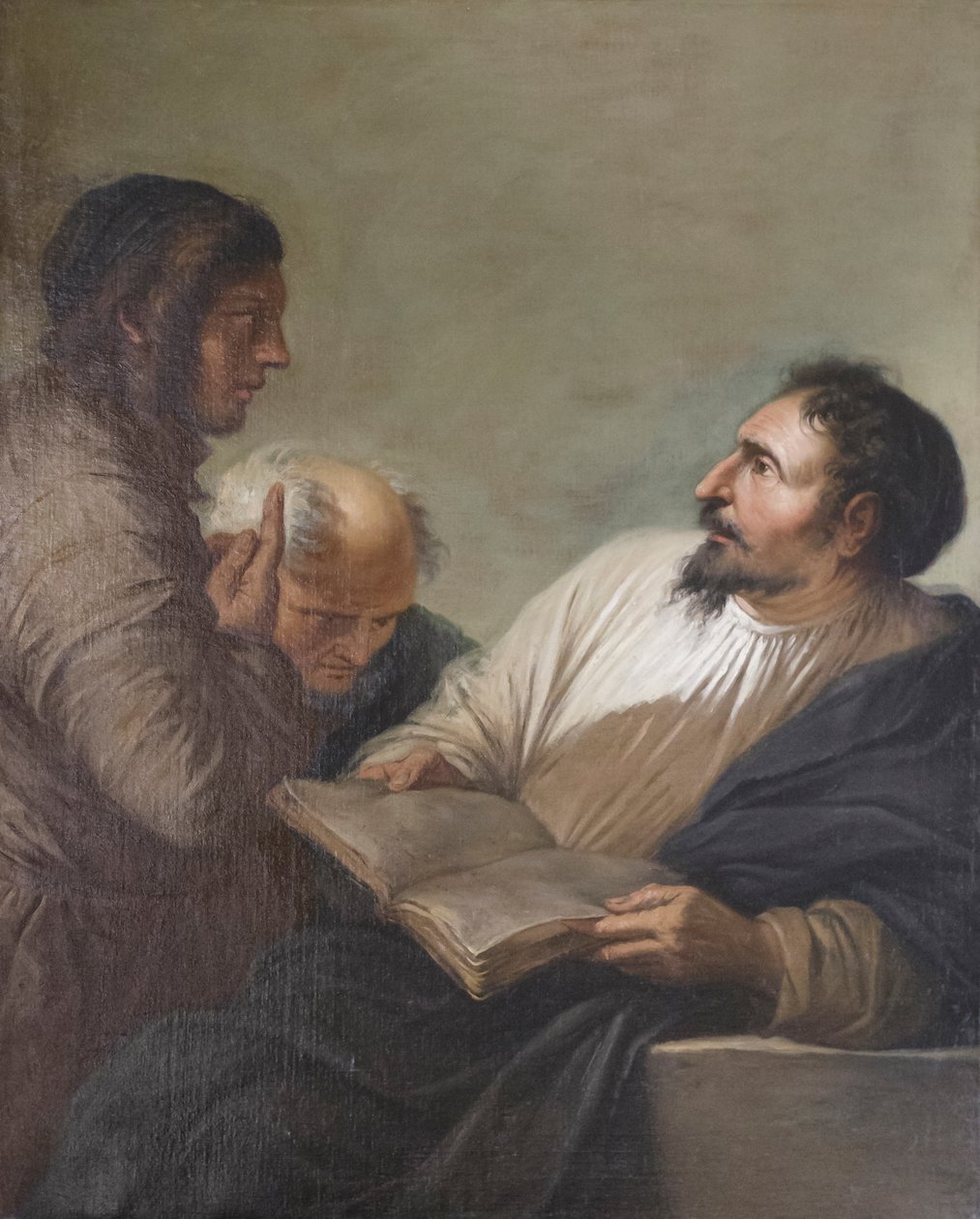 Platons Akademi, ca. 1650 (olie på lærred) af Salvator Rosa