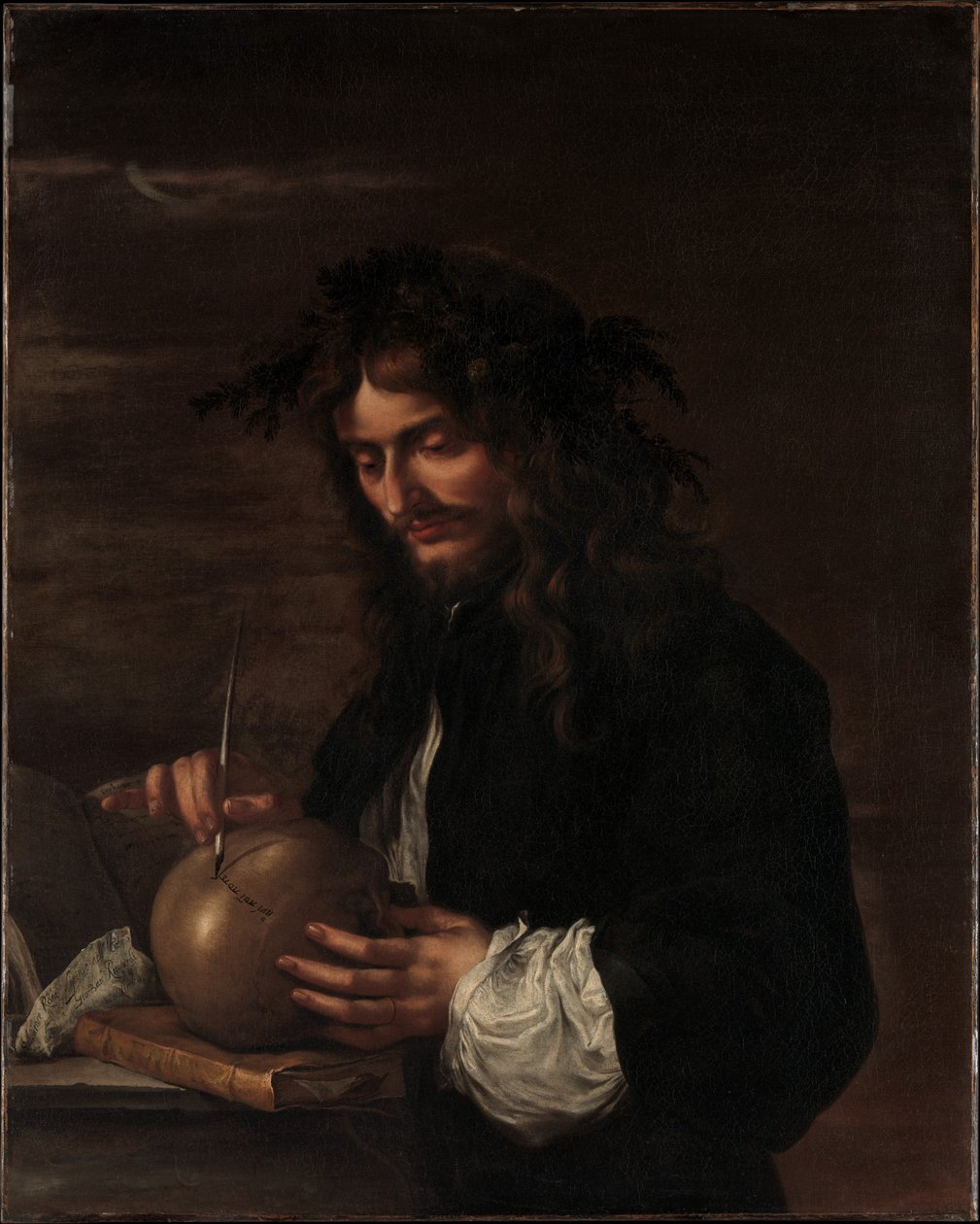 Selvportræt af Salvator Rosa