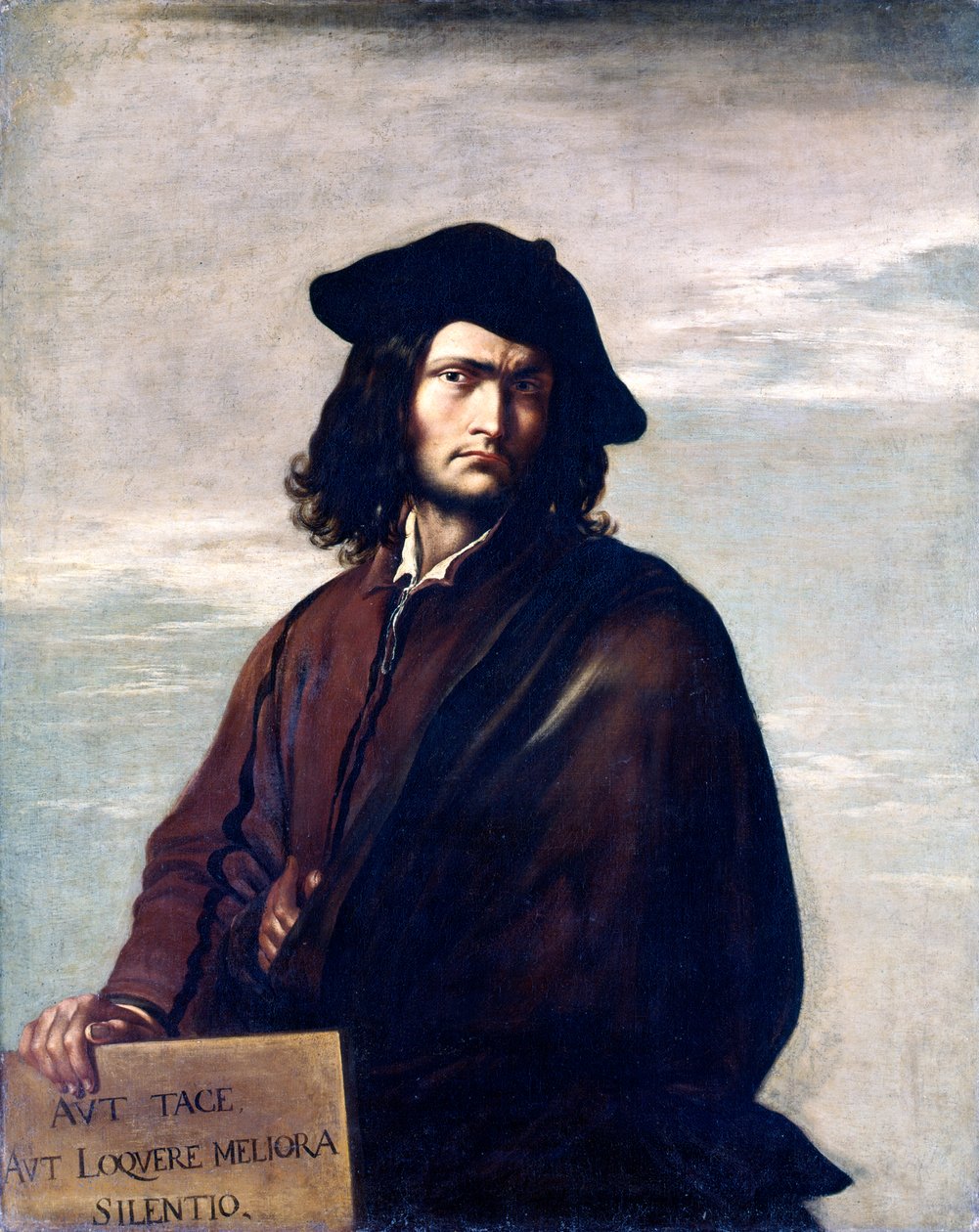 Selvportræt af Salvatore Rosa af Salvator Rosa