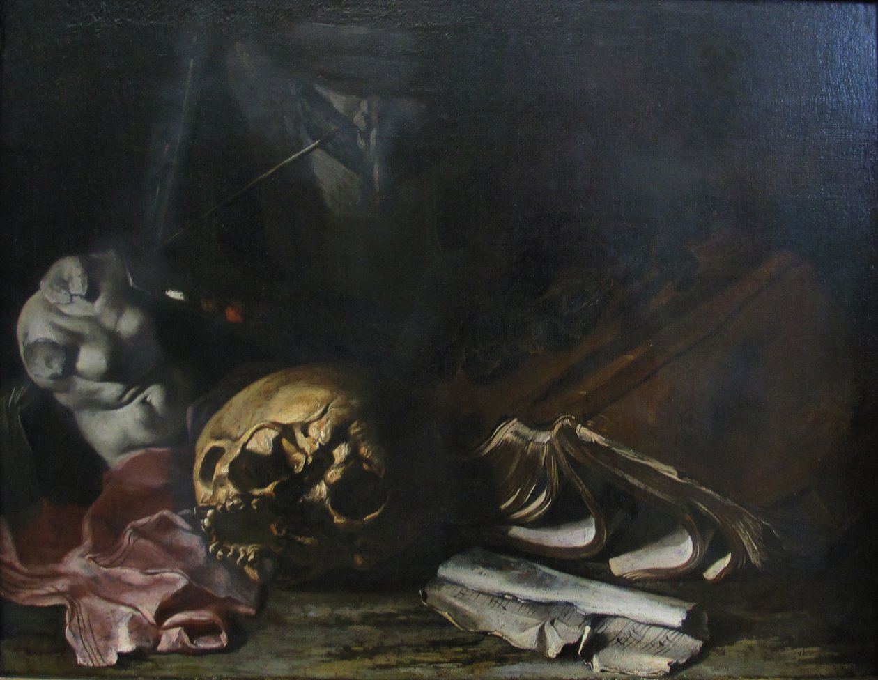 Stilleben af Salvator Rosa