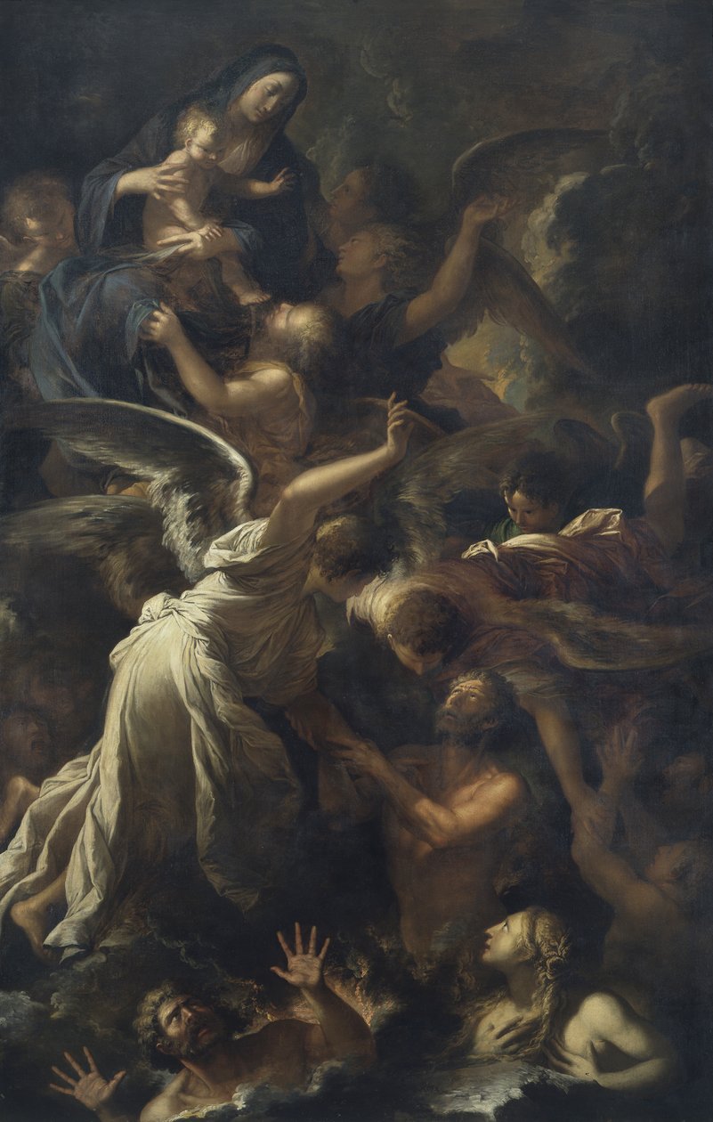 Madonna del Suffragio af Salvator Rosa