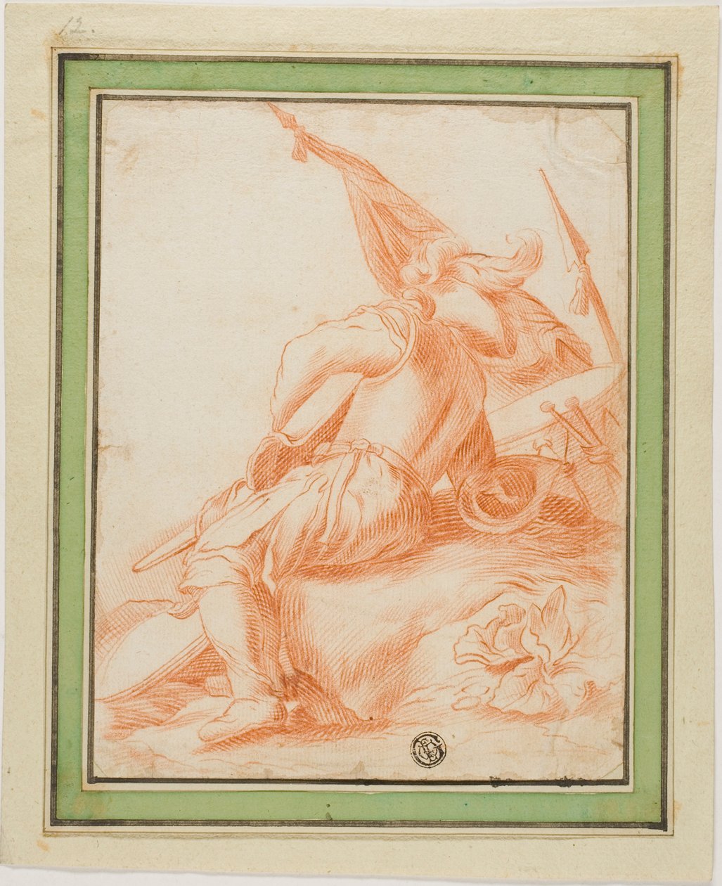 Kriger i hvile af Salvator Rosa
