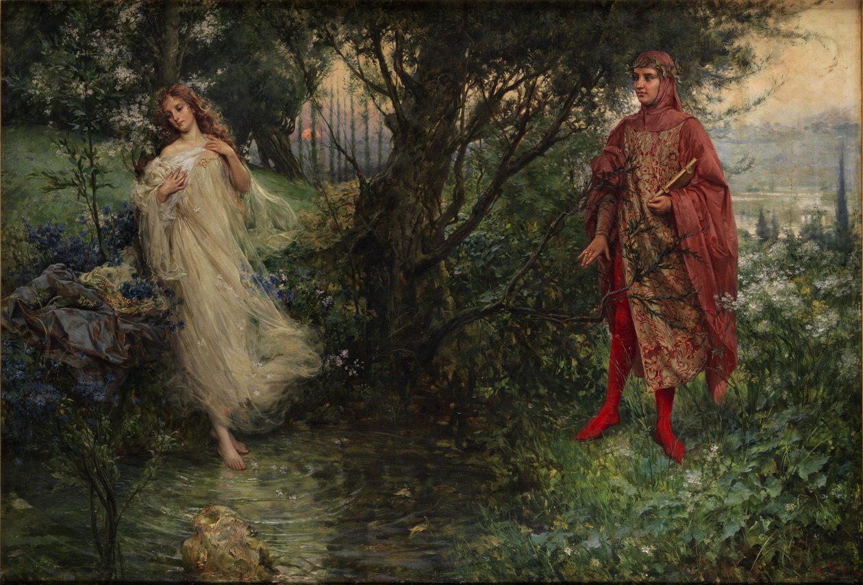 Dante og Beatrice af Salvatore Postiglione