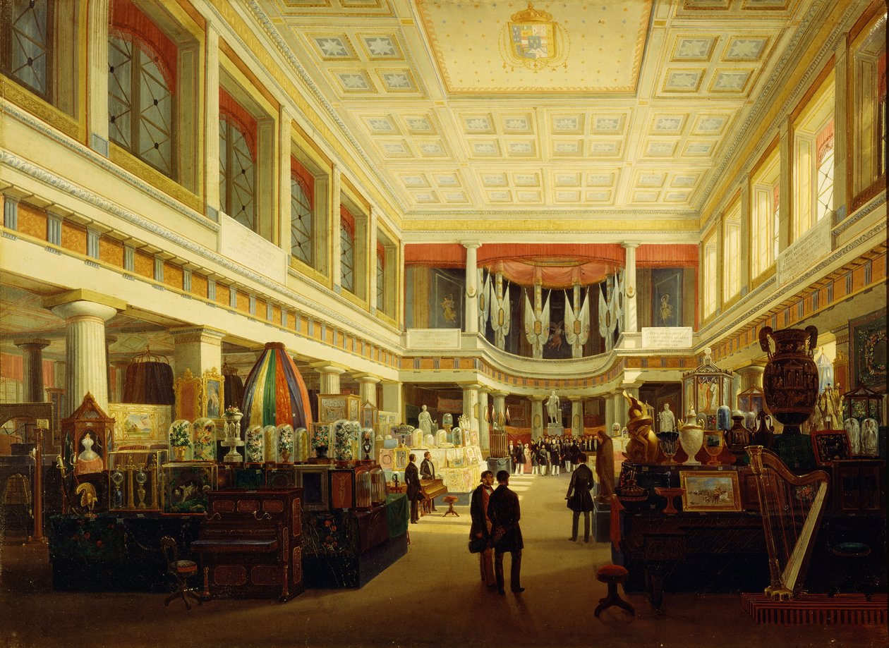 Første industriudstilling i Napoli i Sala Tarsia i 1854, Salvatore Fergola af Salvatore Fergola