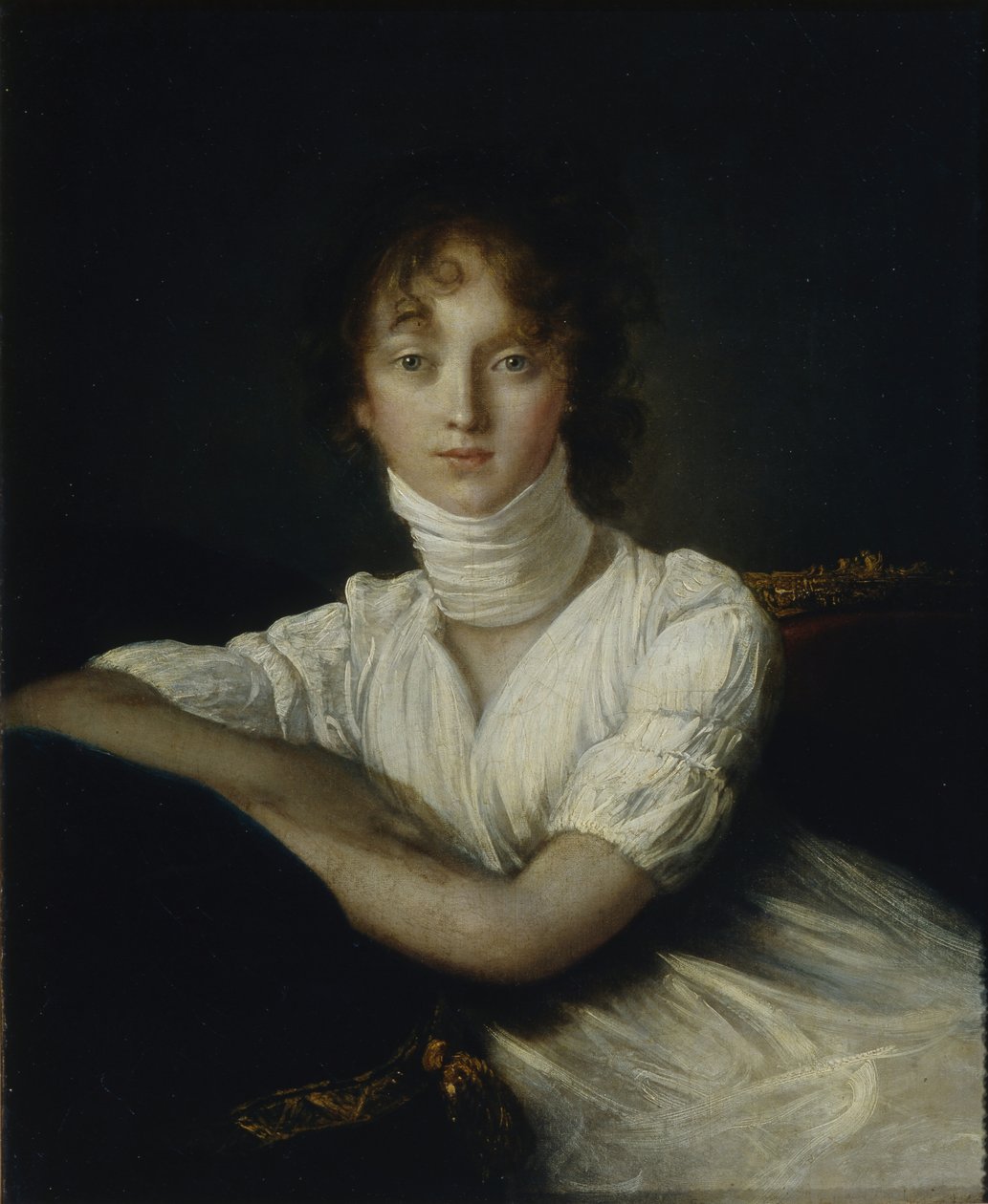 Portræt af grevinde Varvara Petrovna Shcherbatova, født Obolenskaya 1774-1843 af Salvatore Tonci