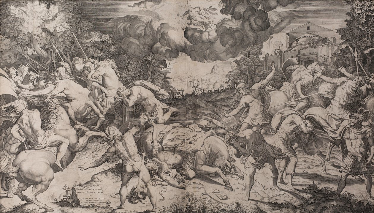 Sankt Pauls omvendelse, 1545. af Salviati