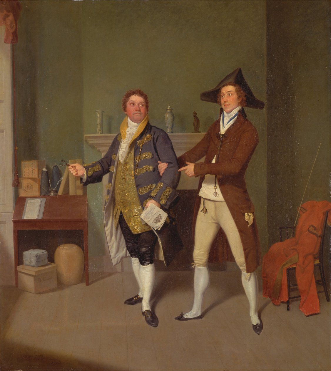 John Quick og John Fawcett i Thomas Moretons Vejen til at blive gift af Samuel de Wilde