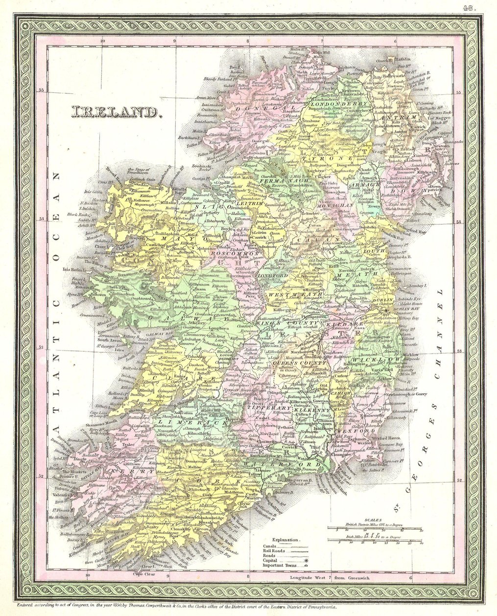 Irland. af Samuel Augustus Mitchell
