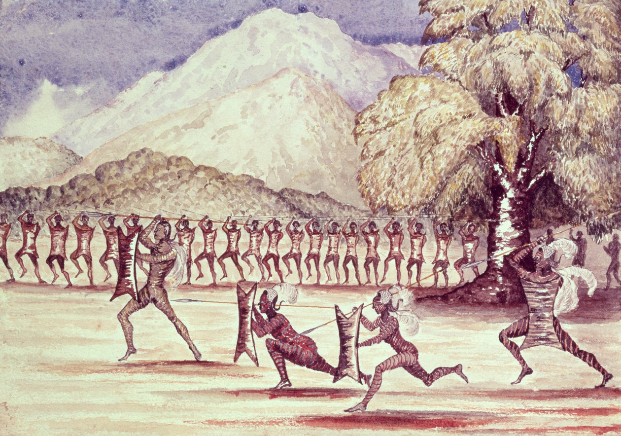 War Dance, illustration fra 
