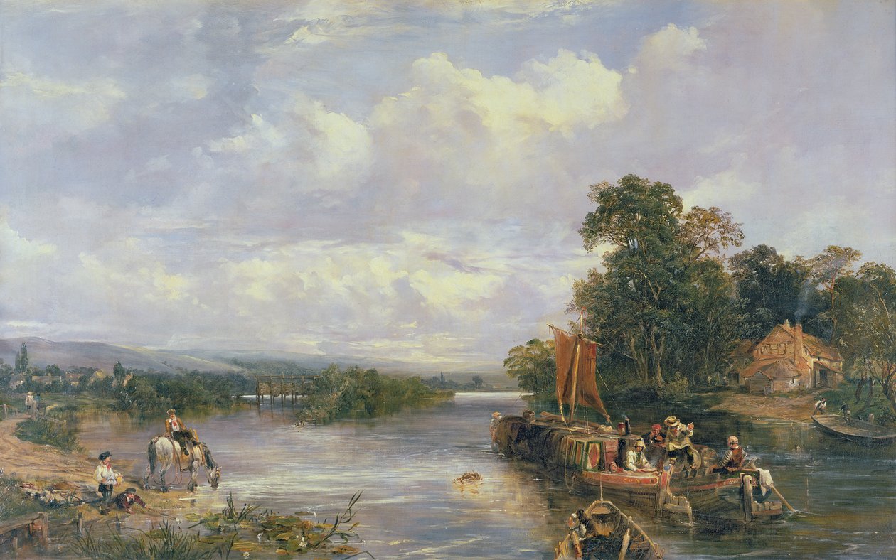 Landskab af Samuel Bough
