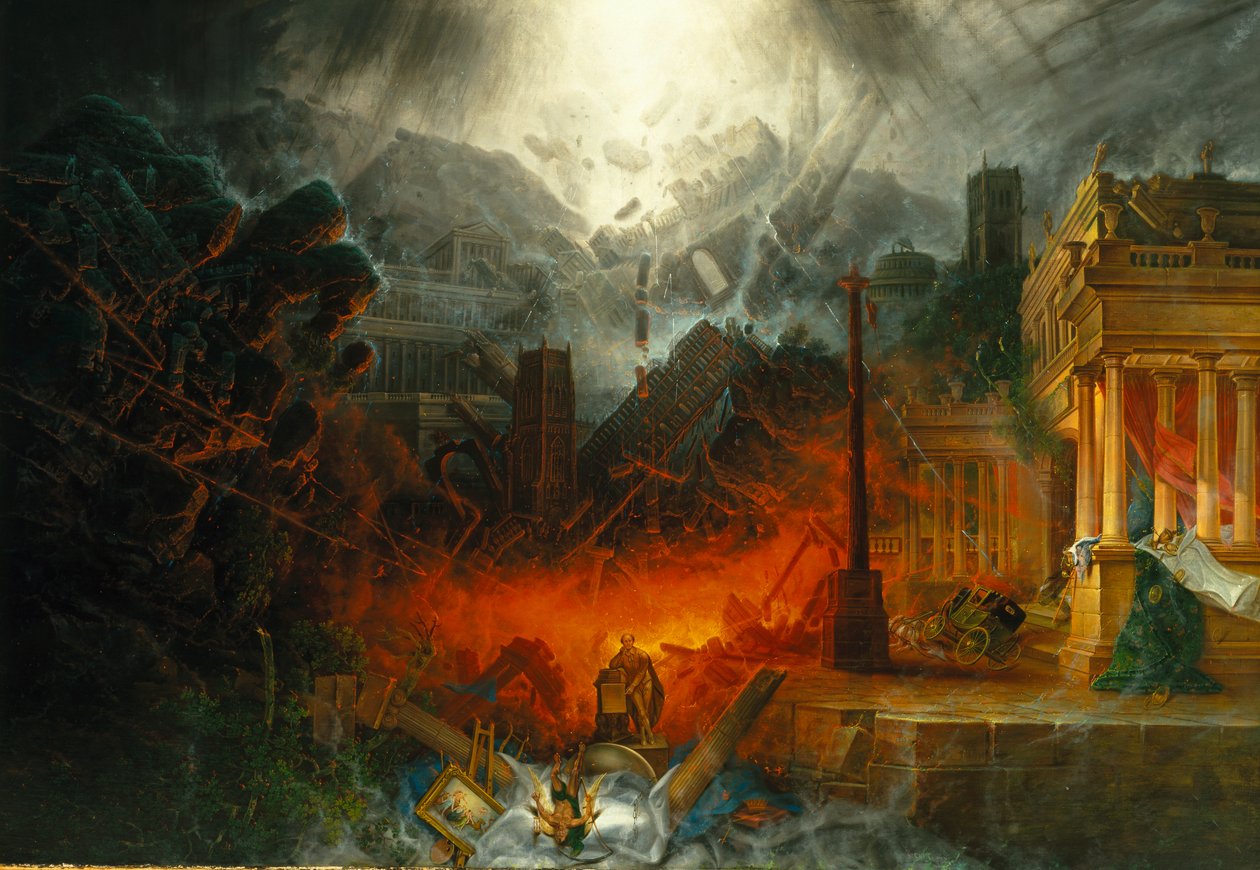The Edge of Doom, 1836-38 af Samuel Colman