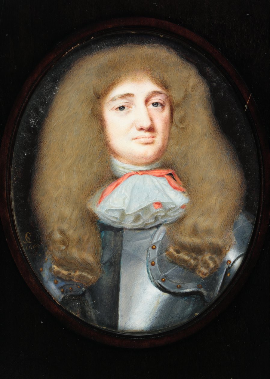 Sir Frescheville Holles, 1669 (wc på vellum) af Samuel Cooper