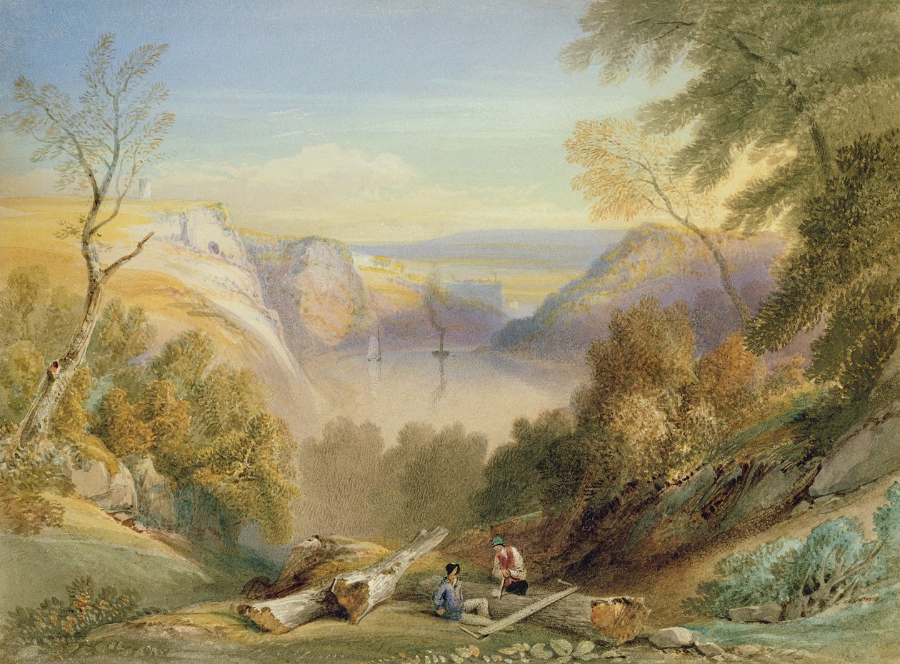 Avon Gorge fra Leigh Woods, ser mod St. Vincent Rocks af Samuel Jackson