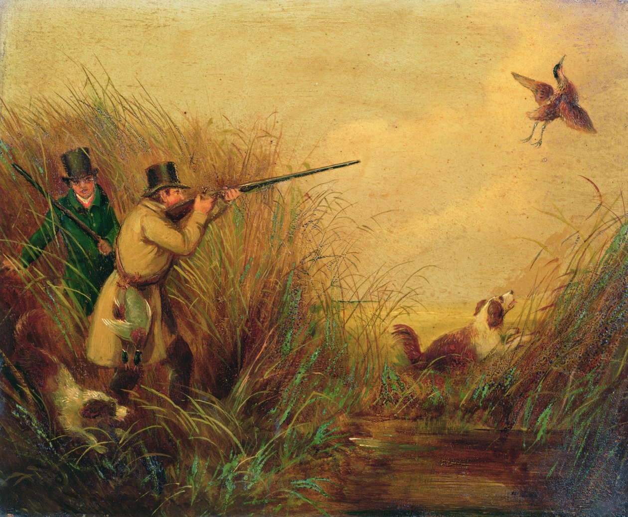 Andeskydning blandt rør af Samuel John Egbert Jones