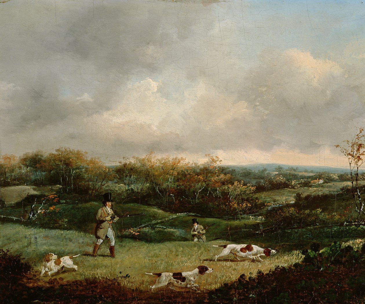 Agerhønsskydning af Samuel John Egbert Jones